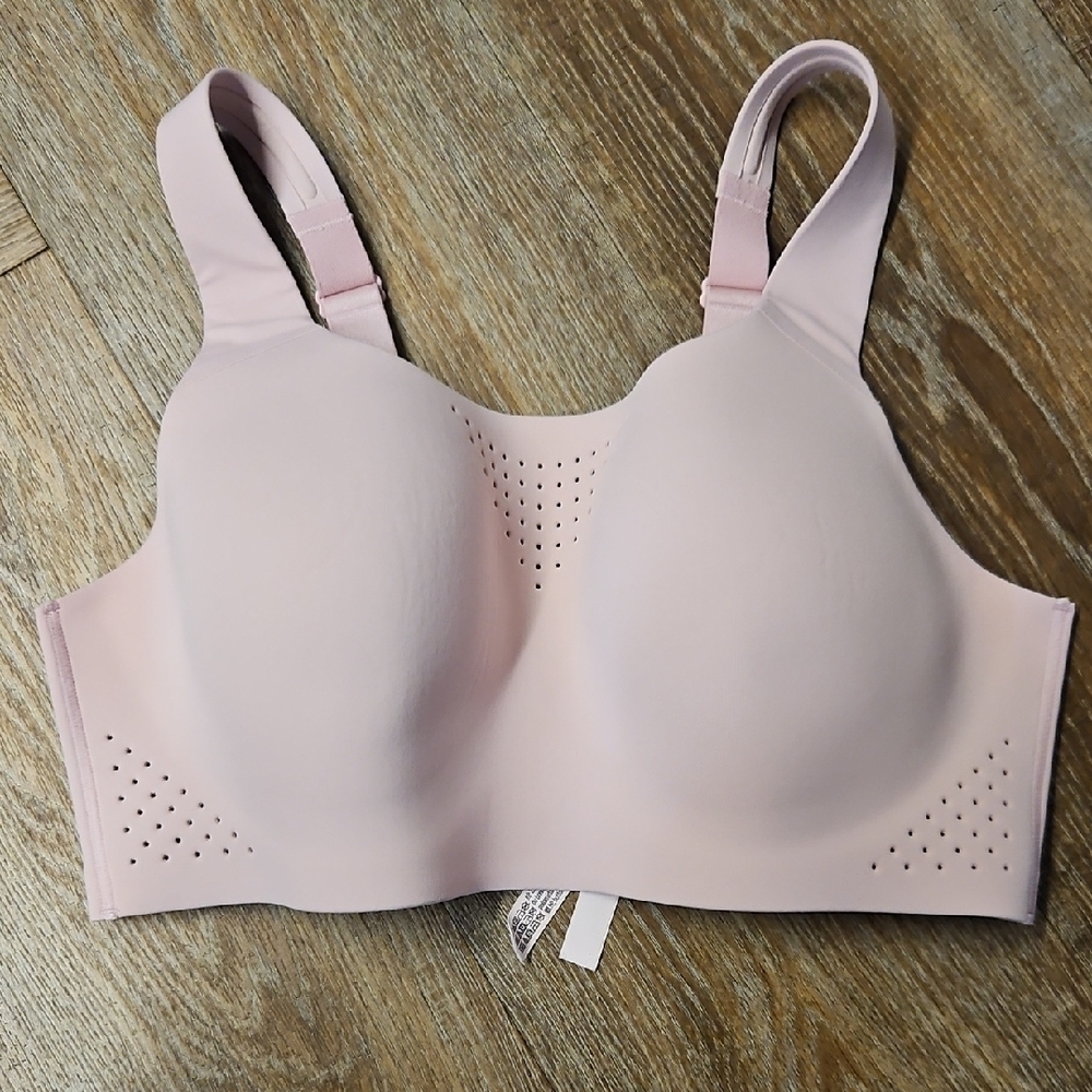 Victoria's Secret Pink Bra with Wide Straps and Molded Cups